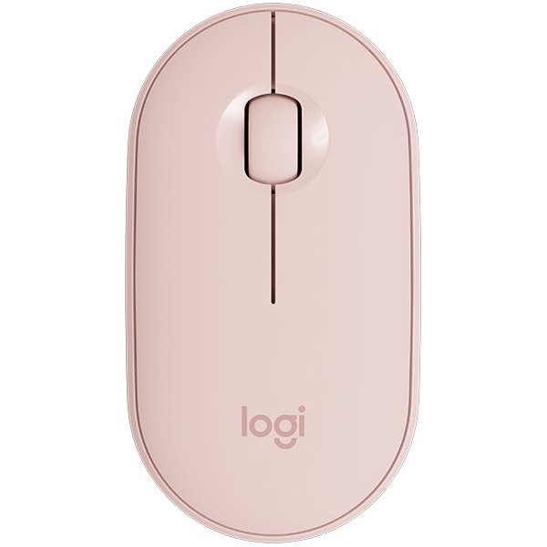 Mouse Logitech Pebble M350 1000dpi 3 Botones Rosa