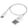 Cable Startech 30cm Lightning 8 Pin a USB A 2.0 para Apple iPod iPhone iPad Blanco