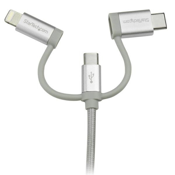Cable Startech USB Multicarga USB de 1mts Teléfono Móvil iPhone iPad Tablet