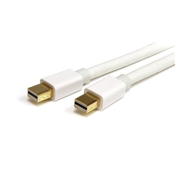 Cable Startech de 2mts de Monitor Mini DisplayPort 1.2 Macho a MiniDP Macho Mini DP Blanco 4k