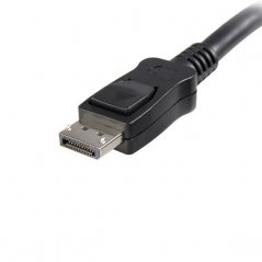 Cable Startech de 2mts Certificado DisplayPort 1.2 4k con Cierre de Seguridad 2x Macho DP