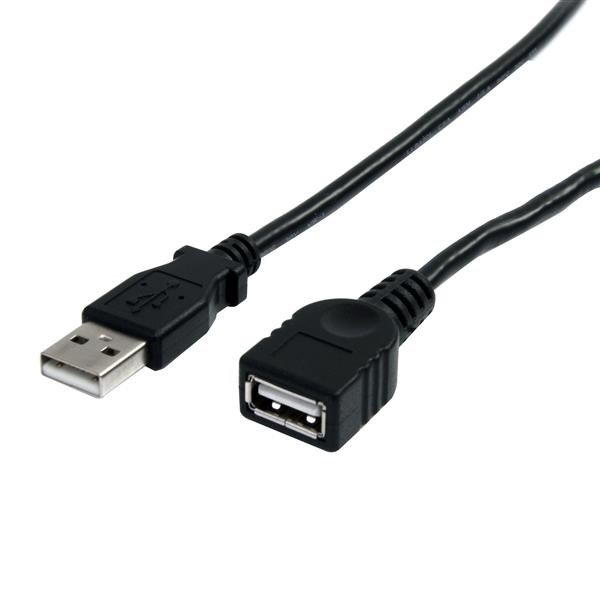 Cable Startech de 3mts  USB 2.0 USB A Macho a USB A Hembra