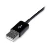 Adaptador Startech 2mts Conector Dock USB para Samsung Galaxy Tab - Negro - USB A Macho