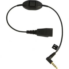Cable Jabra QD a 3.5mm con botón contestar/colgar para Smartphone