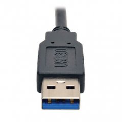 Adaptador  Tripp Lite de Tarjeta Gráfica Externa de Video USB 3.0 a Monitor HDMI Doble SDRAM de 512 MB 2048 x 1152 1080p