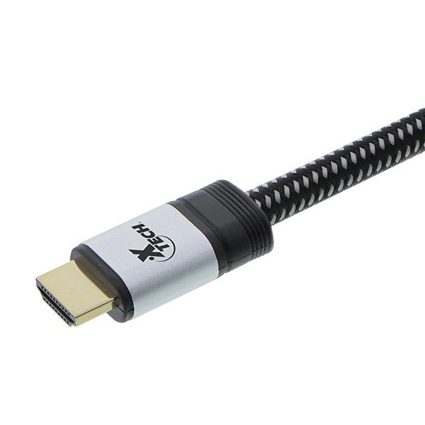 Cable trenzado Xtech HDMI macho a HDMI macho 3mts
