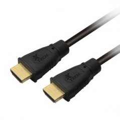 Cable Xtech con conector HDMI macho a HDMI macho 7.5mts