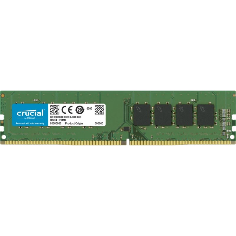 Memoria RAM Crucial de 8GB DDR4 2666MHz CL19 UDIMM