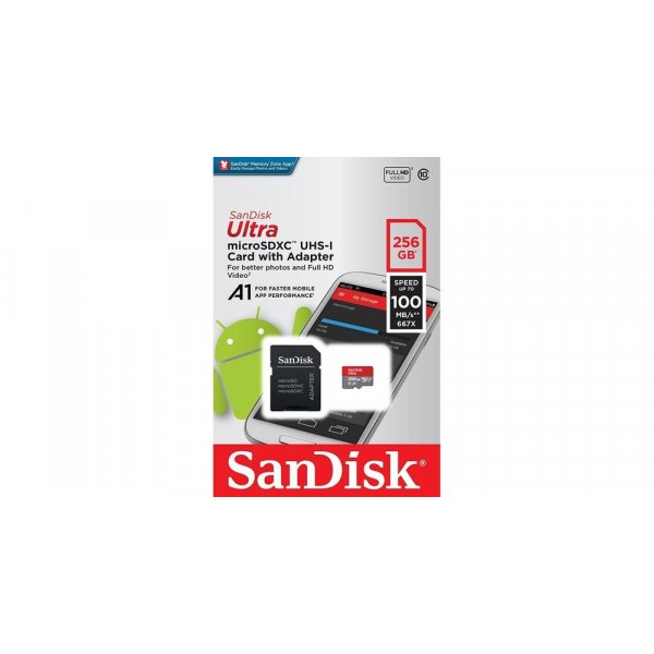 Tarjeta de Memoria Sandisk 256Gb Microsdxc Ultra