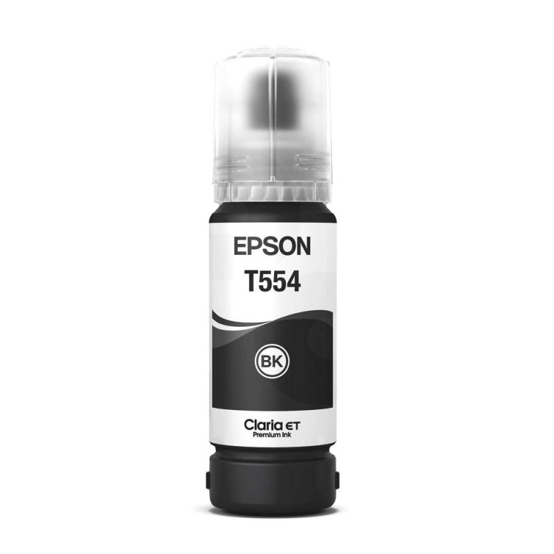 Botella de Tinta Original Epson T554120-AL Negro Pigmentado