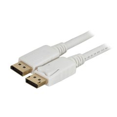 Cable Displayport  1,8 M Blanco 32 AWG