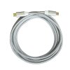 Cable USB-C a USB-C 3.1 10Gbps 1.8 mts Conector Metalico Blanco